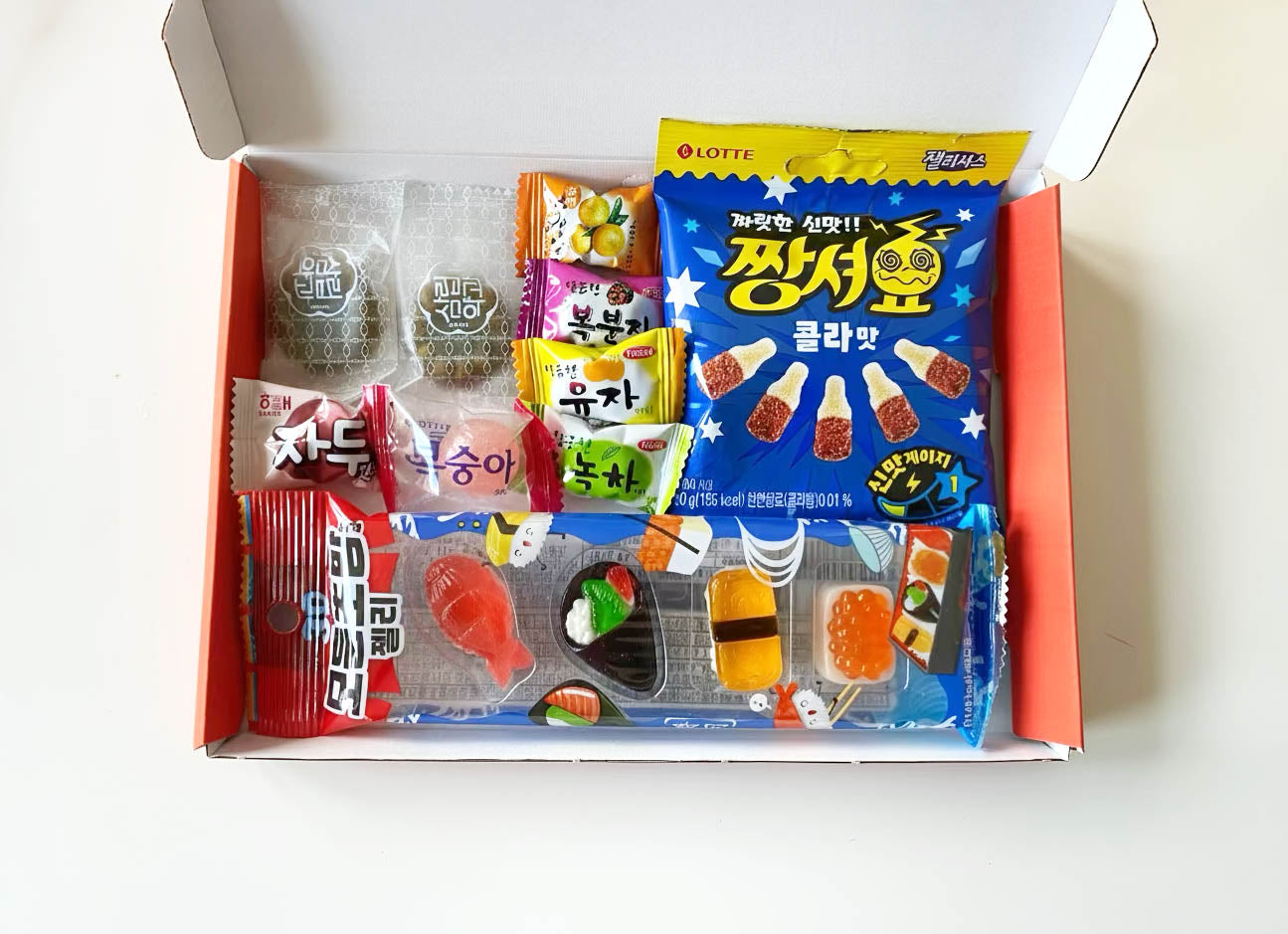 Korean Gummy & Candy Fun Box