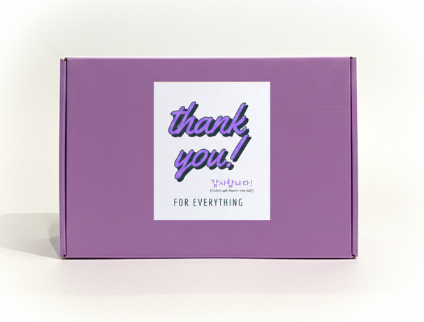 Korean Sweets & Snacks Taster Box - Birthday Gift, gift for BTS ARMY