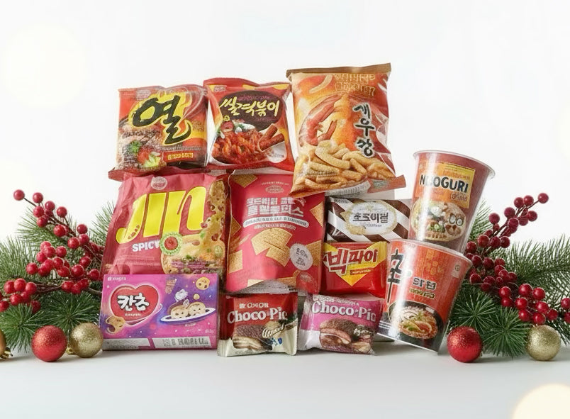 🎄 Korean Snack Box: The Ultimate Holiday Mega Mix 🎁 (FREE Delivery)