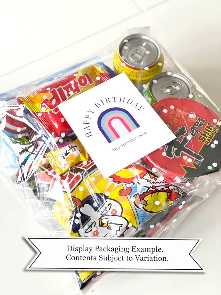 Korean Variety Snack Box - gift wrap option available