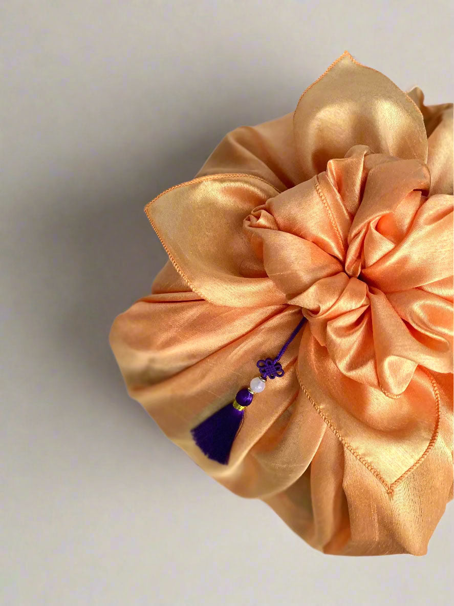 BOJAGI GIFT WRAP & BAG IN ONE (Golden Peach)