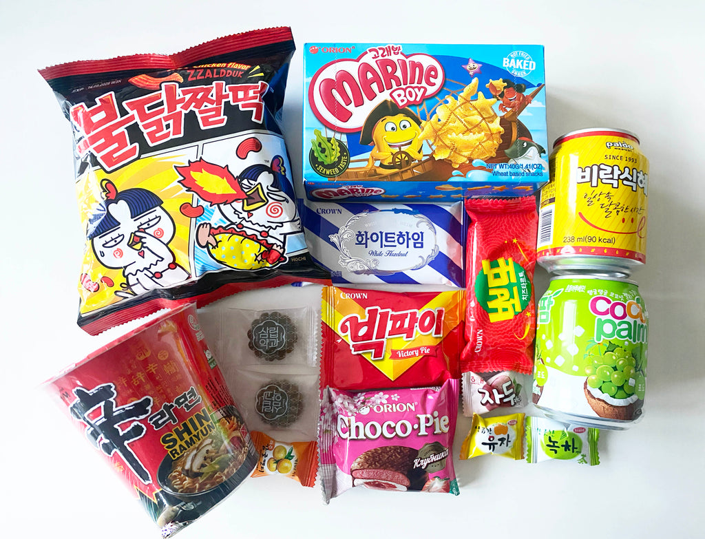 Korean Variety Snack Box - gift wrap option available
