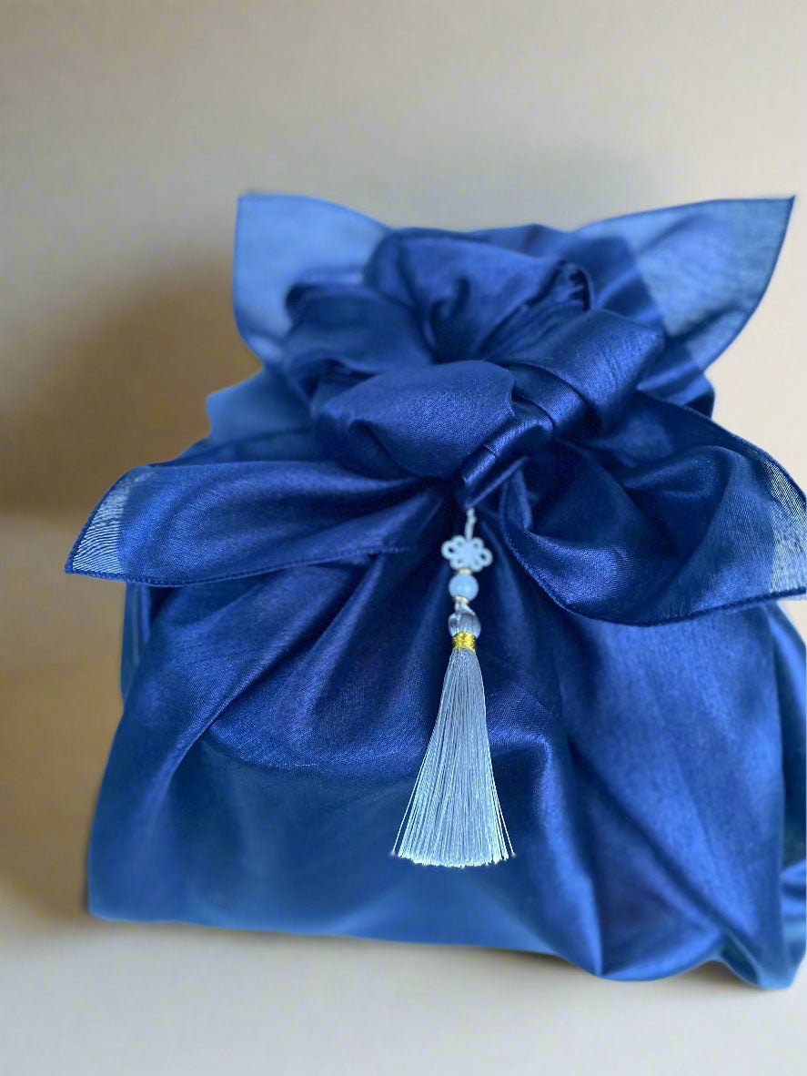 BOJAGI GIFT WRAP & BAG IN ONE (ROYAL BLUE)